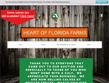 Tablet Screenshot of heartoffloridafarms.com